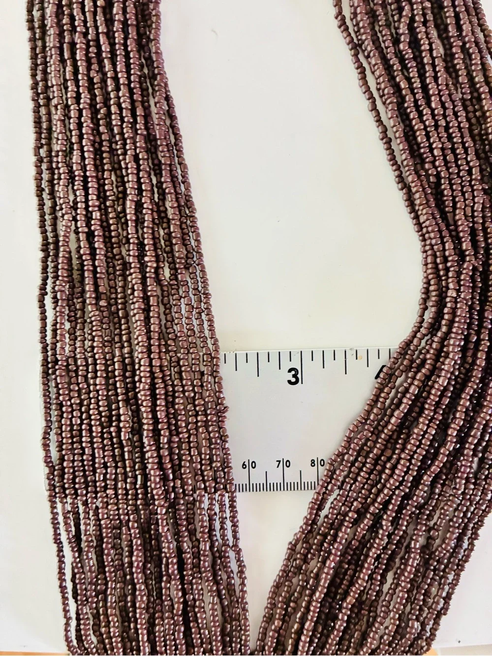 Brown Multi-Strand Beaded Necklace - Contemporary Women’s Jewelry